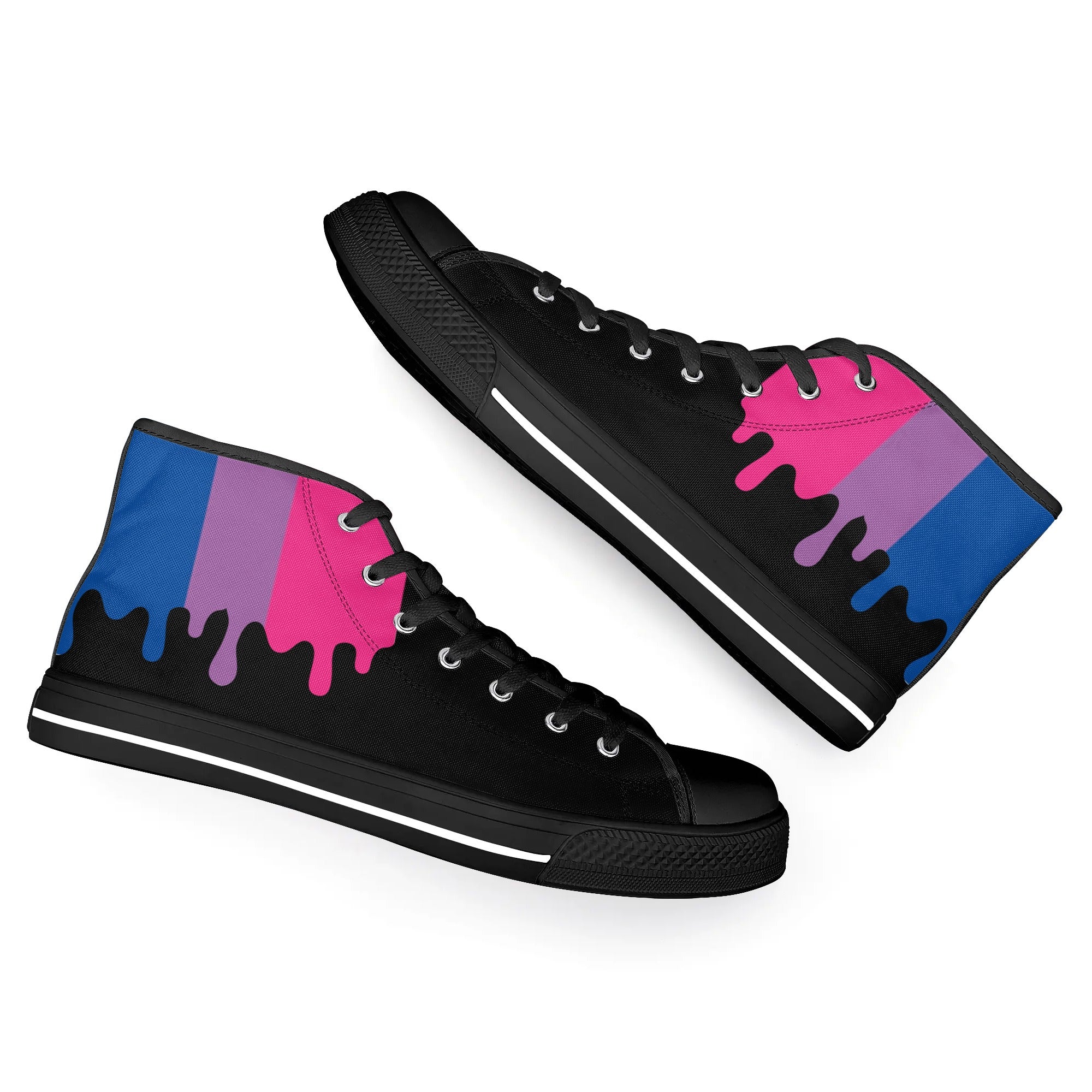 Mens Bisexual Pride Sneakers