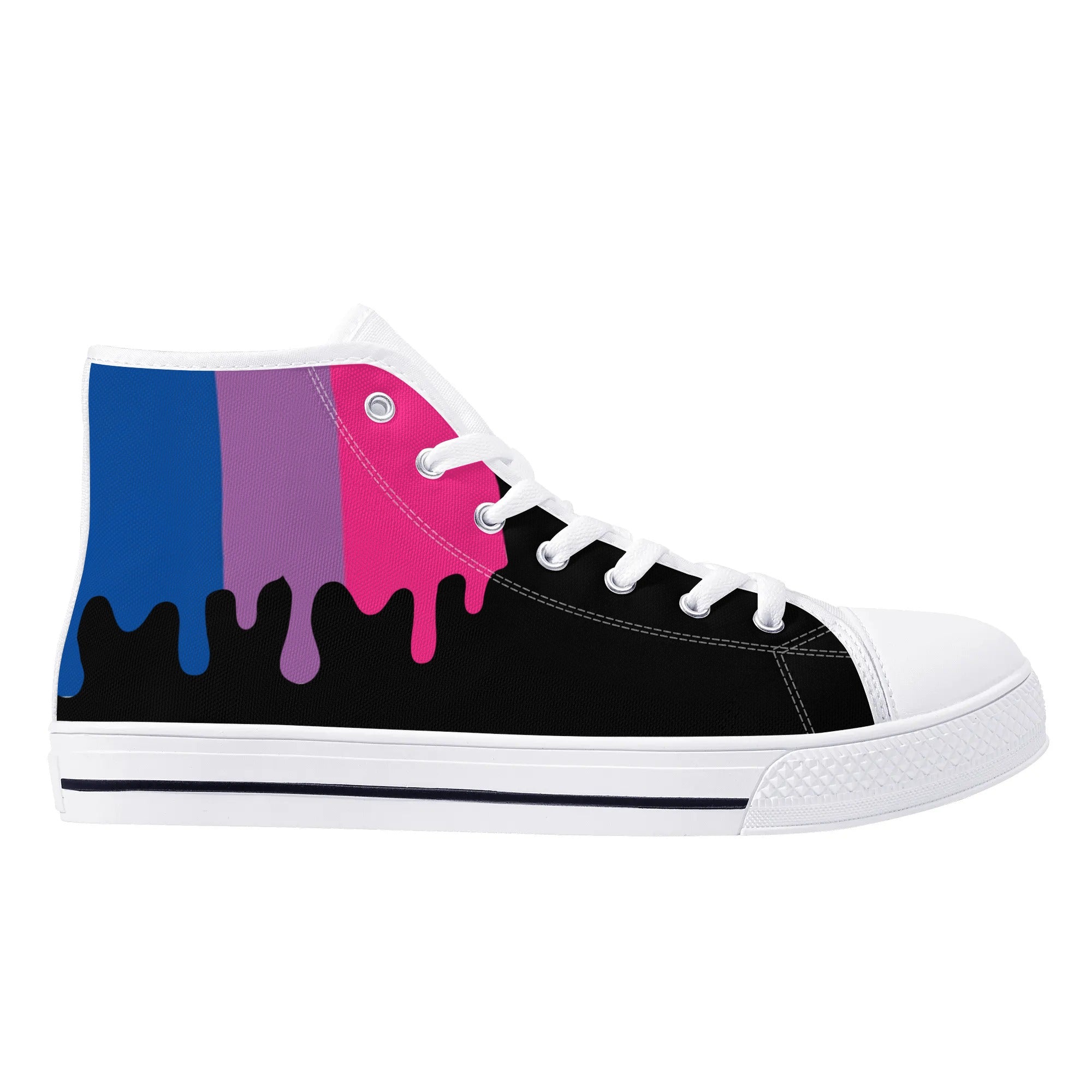 Women's Bisexual Pride Sneakers - Rose Gold Co. Shop