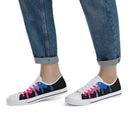 Men's Bisexual Pride Low Top Sneakers - Rose Gold Co. Shop