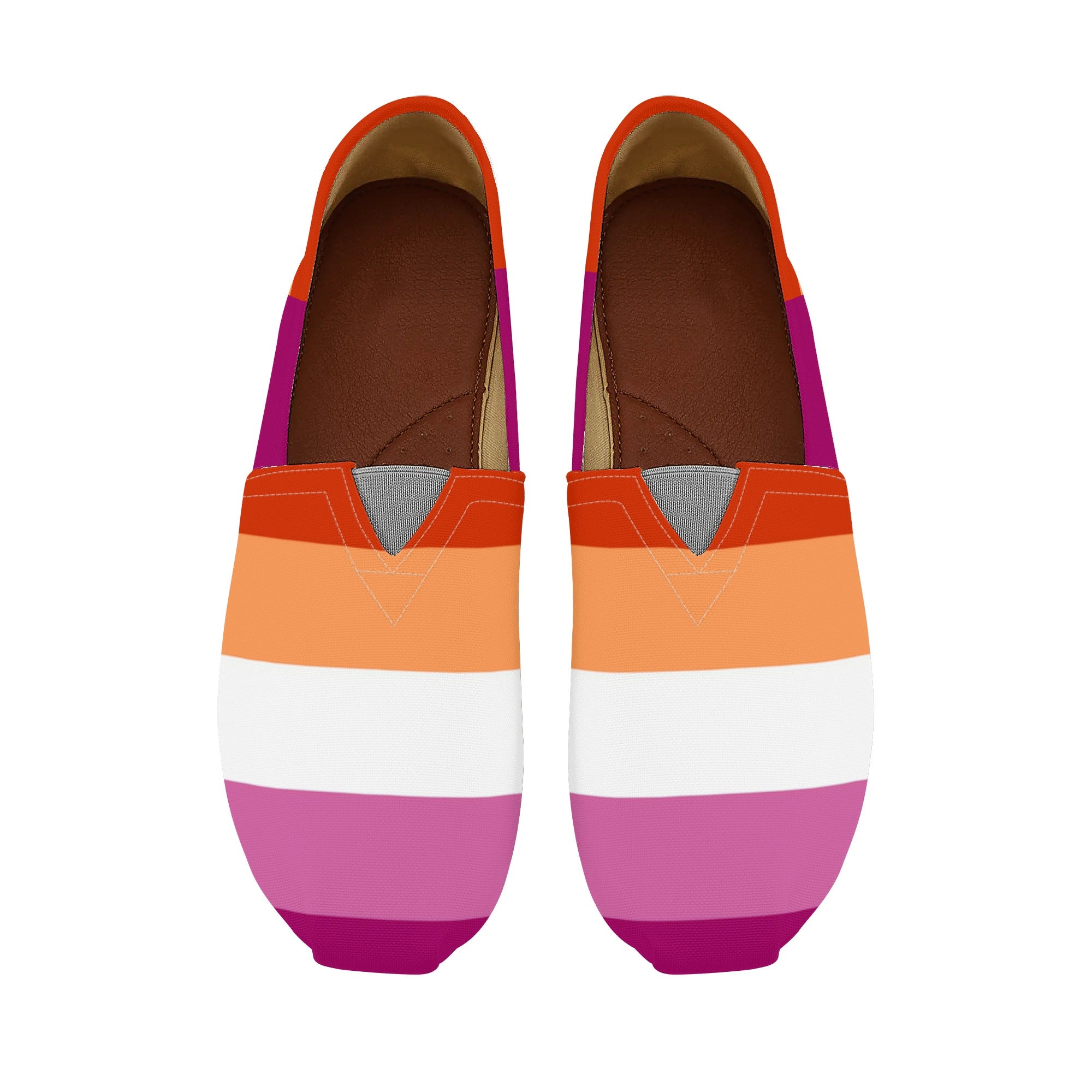 Lesbian Pride Tom Style Canvas Shoes