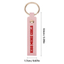 Kiss More Girls Loop Keychain - Rose Gold Co. Shop