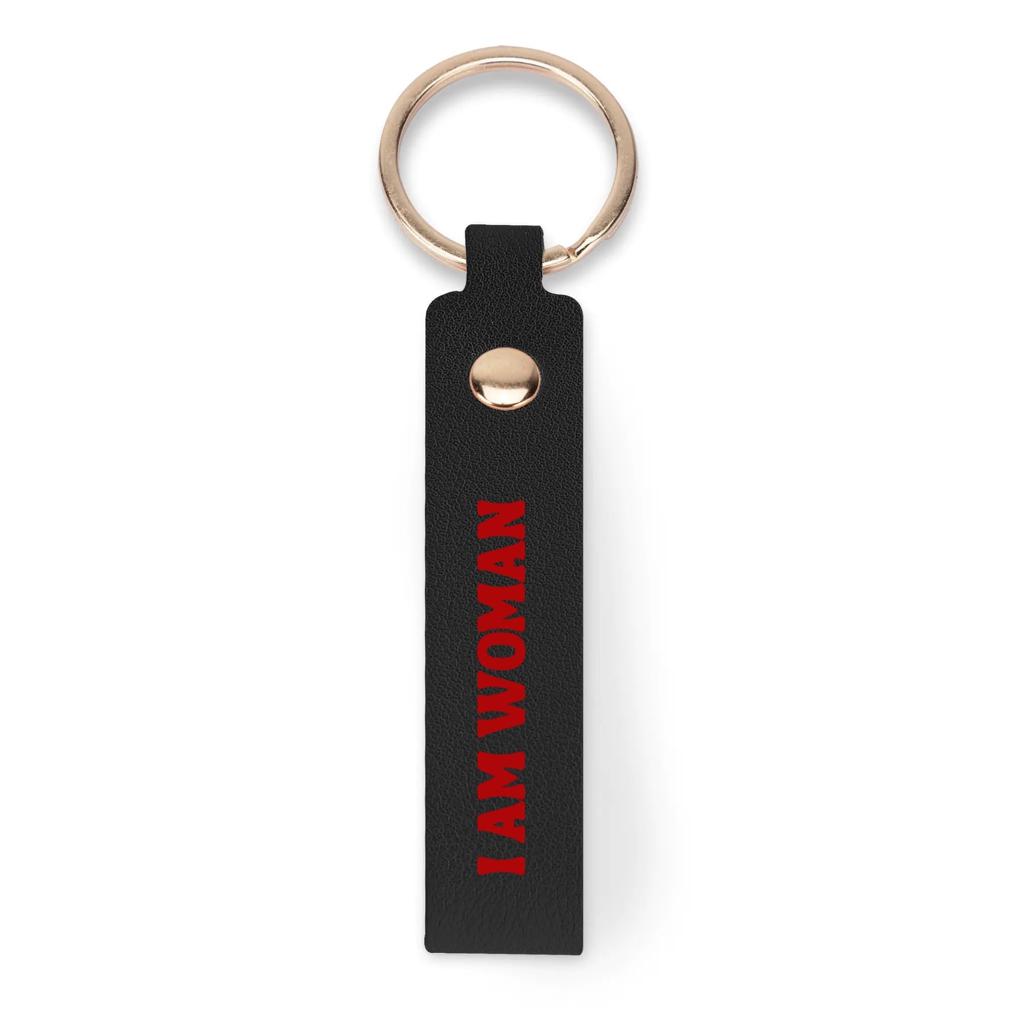 I Am Woman Keychain - Rose Gold Co. Shop