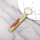 Polite Young Lesbian Keychain - Rose Gold Co. Shop