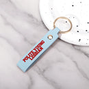 Polite Young Lesbian Keychain - Rose Gold Co. Shop