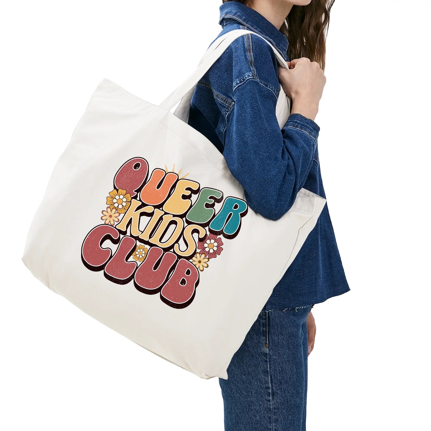 Queer Kids Club Tote Bag - Rose Gold Co. Shop