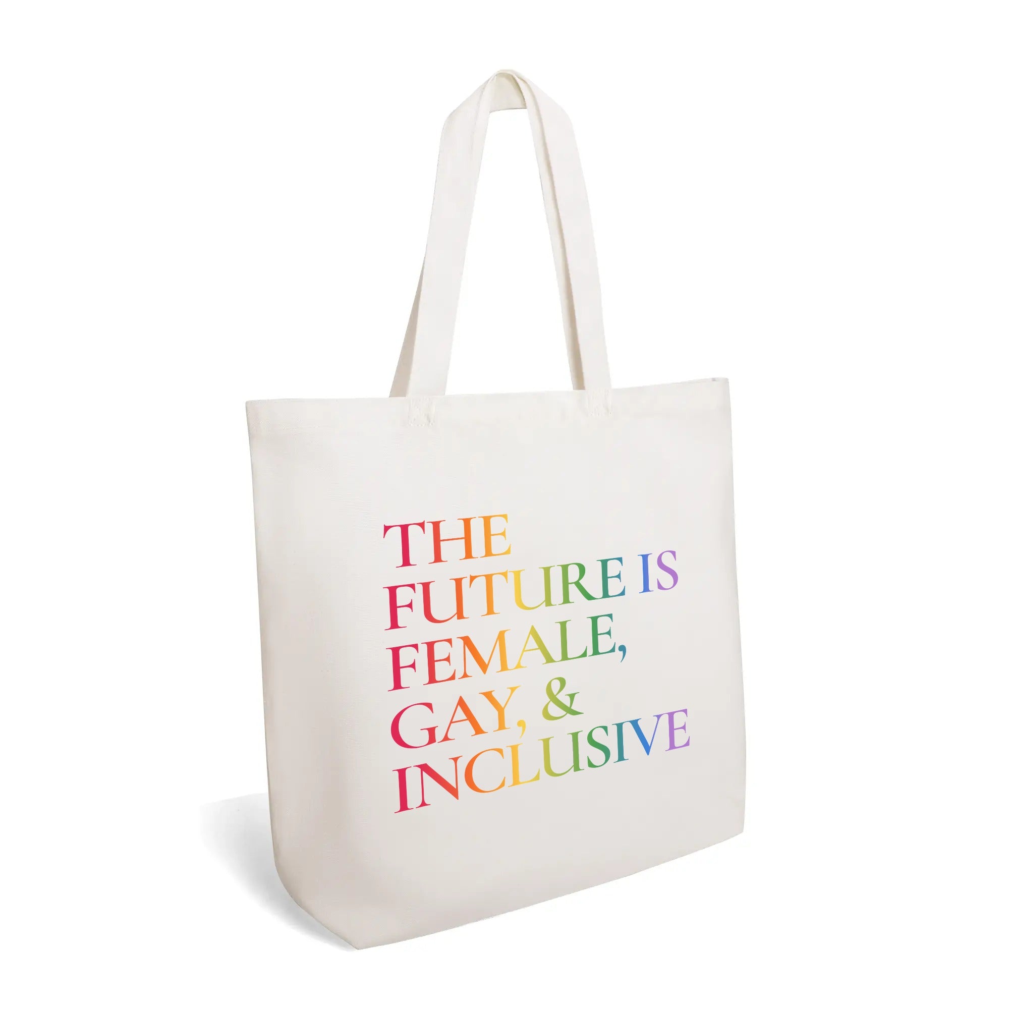 The future is Female, Gay & Inclusive Tote Bag - Rose Gold Co. Shop