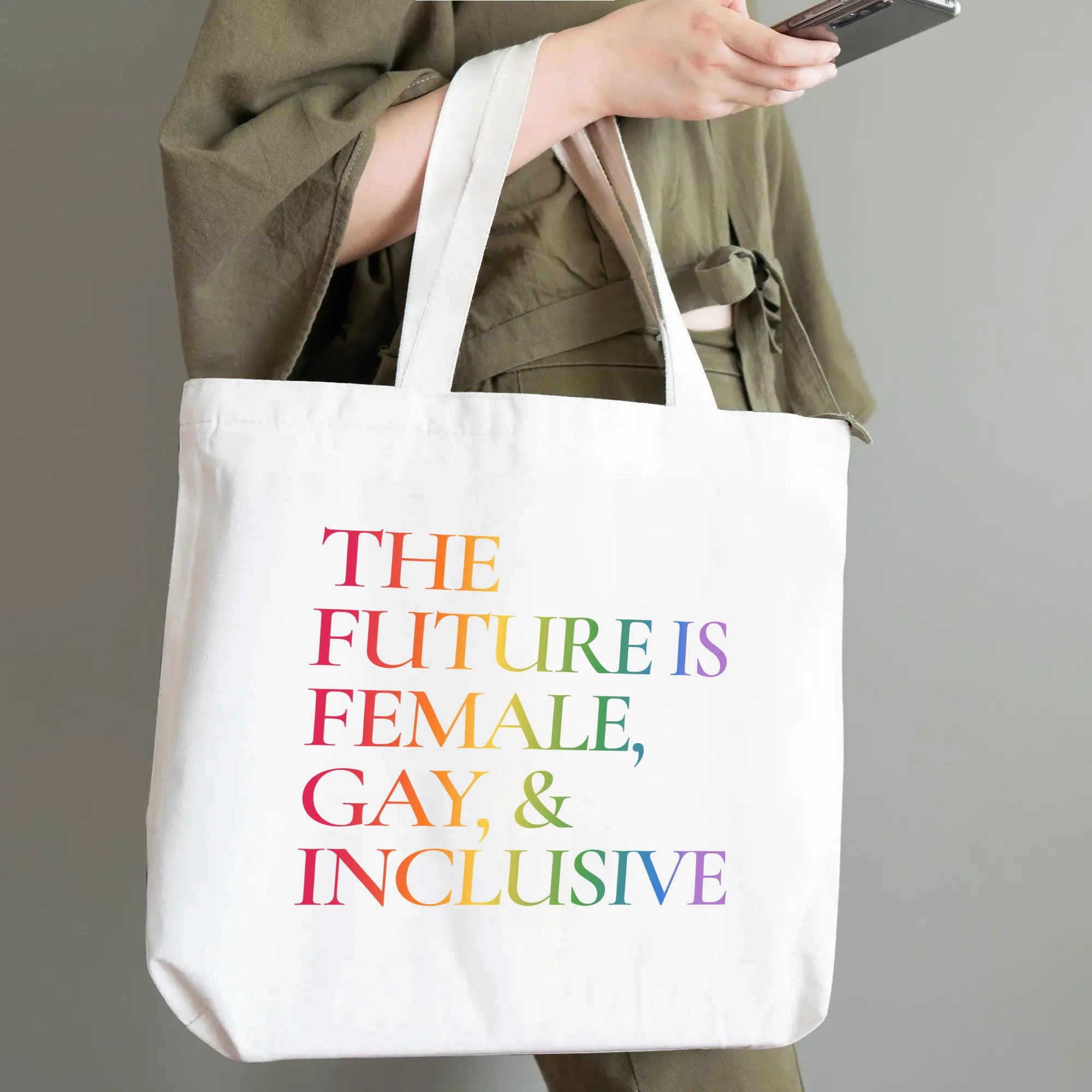 The future is Female, Gay & Inclusive Tote Bag