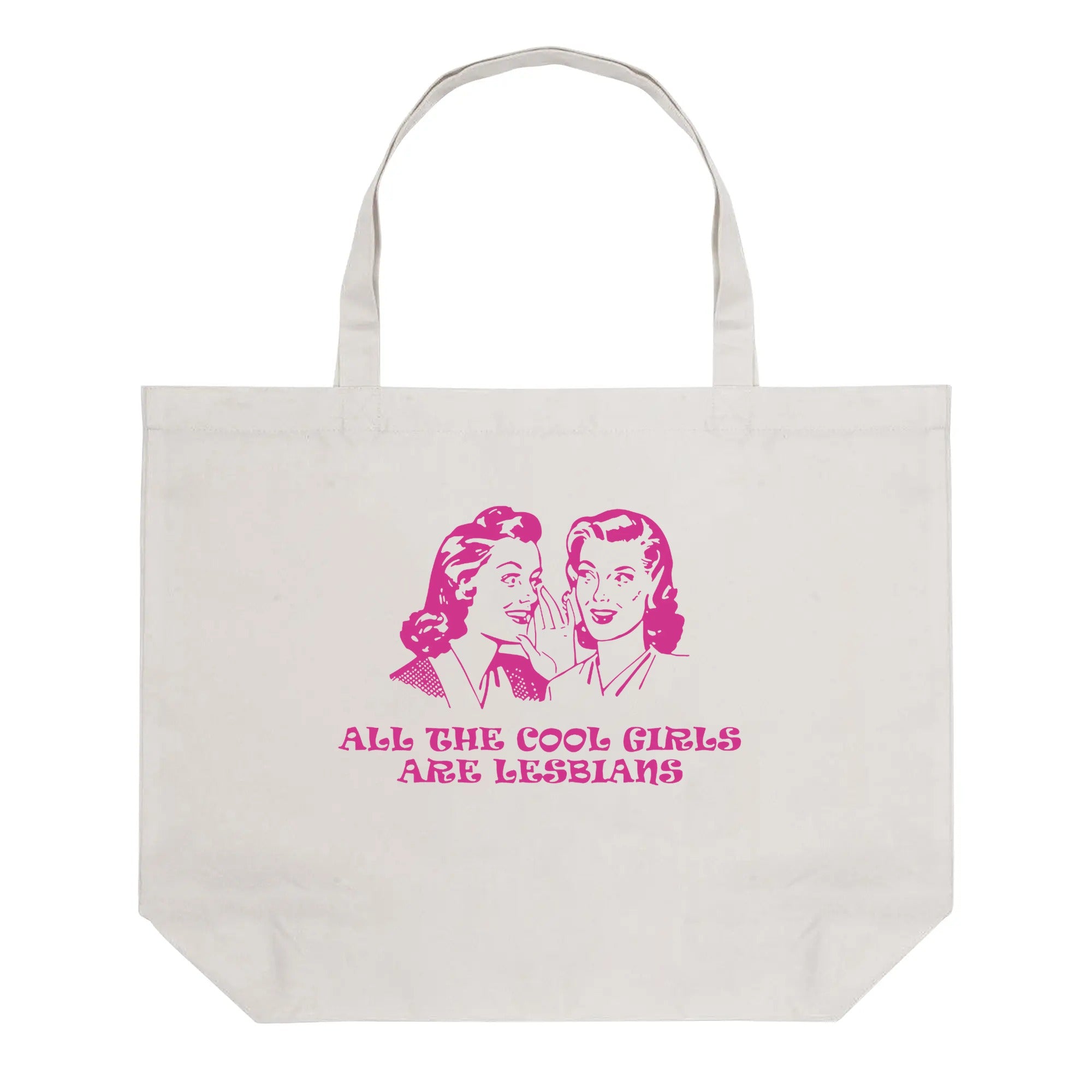 All the Cool Girls are Lesbians Tote Bag - Rose Gold Co. Shop