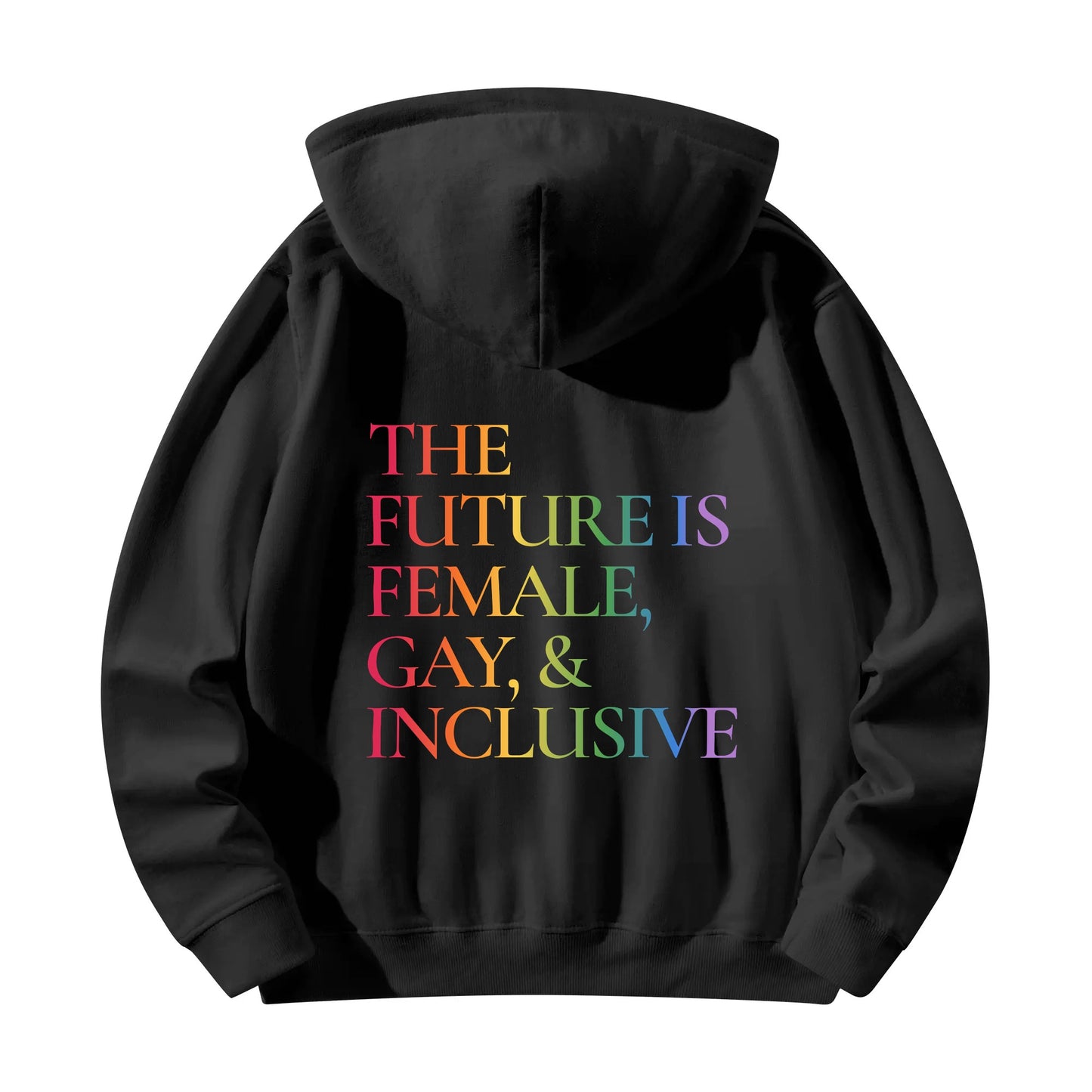 The Future is Female, Gay, And Inclusive Hoodie - Rose Gold Co. Shop