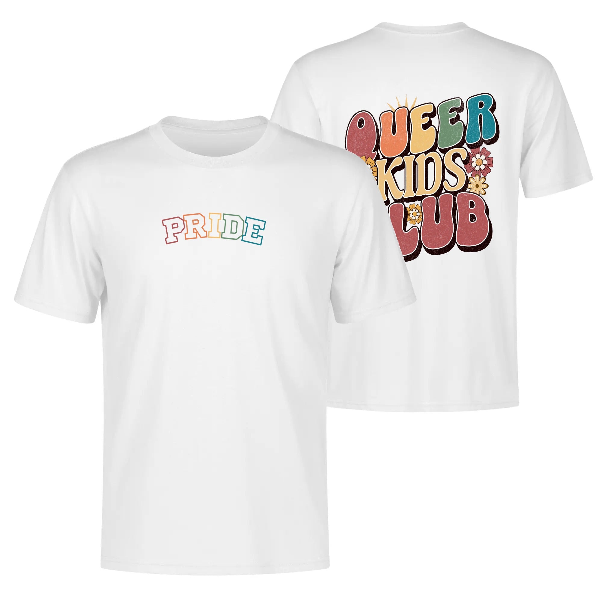 Queer Kids Club Rainbow LGBT Pride T-Shirt