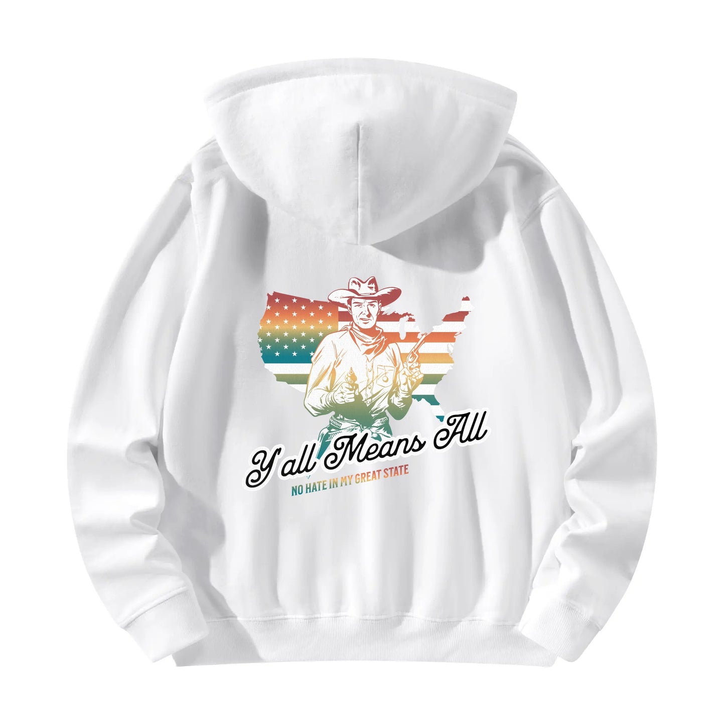 No Hate in My Great State Hoodie - Rose Gold Co. Shop