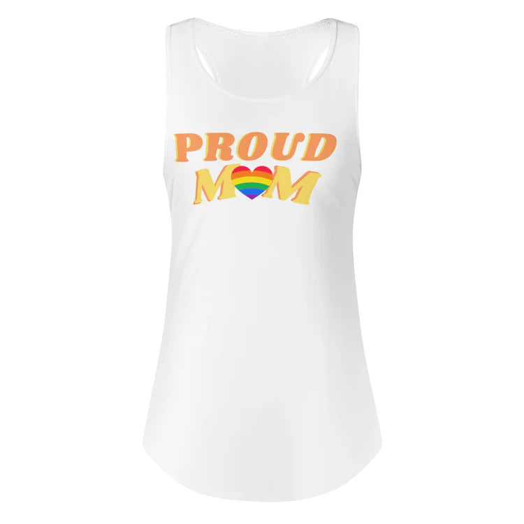 Proud Mom LGBT pride tank top, view 5 — Rose Gold Co