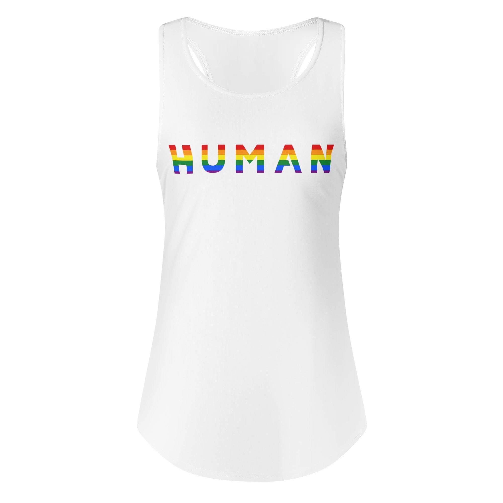 Human LGBT Gay Pride Tank Top - Rose Gold Co. Shop