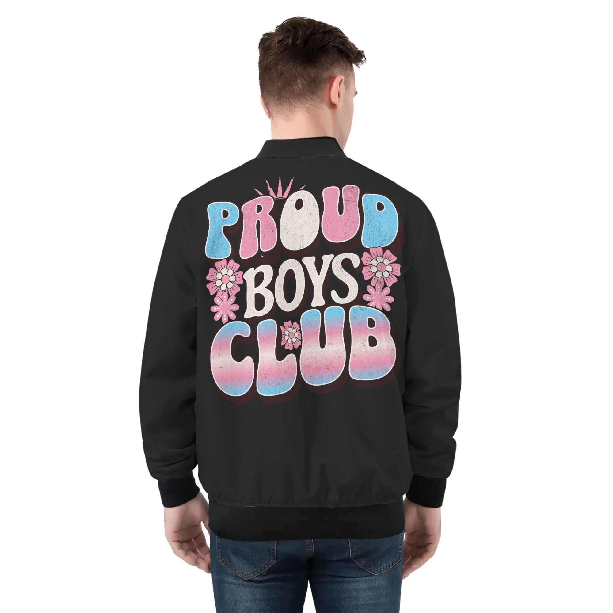 Proud Boys Trans Pride Bomber Jacket - Rose Gold Co. Shop