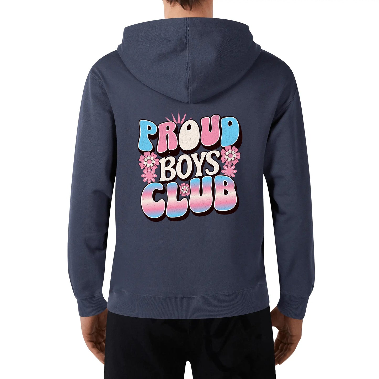 Proud Boys Club Transgender Pride Cotton Hoodie - Rose Gold Co. Shop