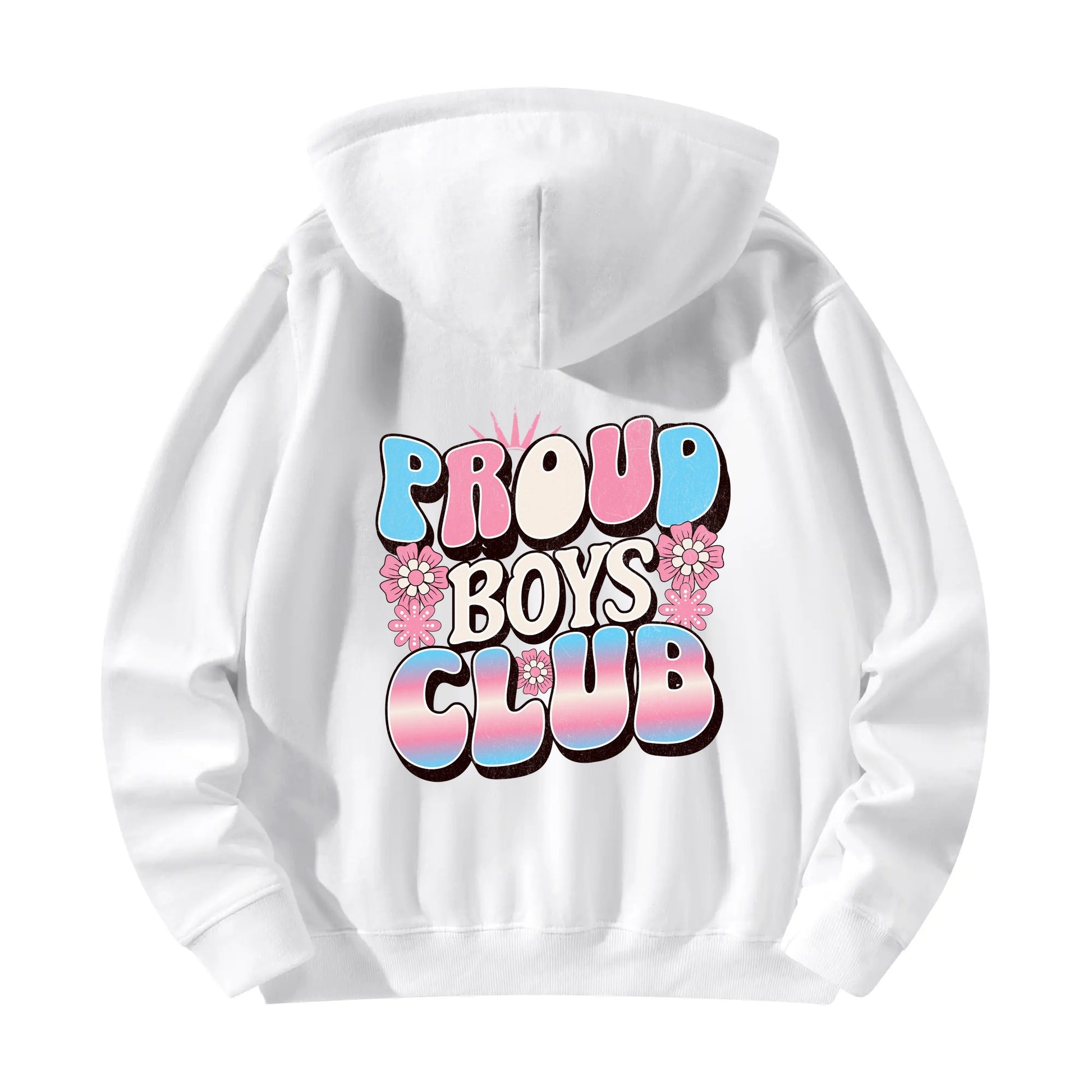 Proud Boys Club Transgender Pride Cotton Hoodie - Rose Gold Co. Shop