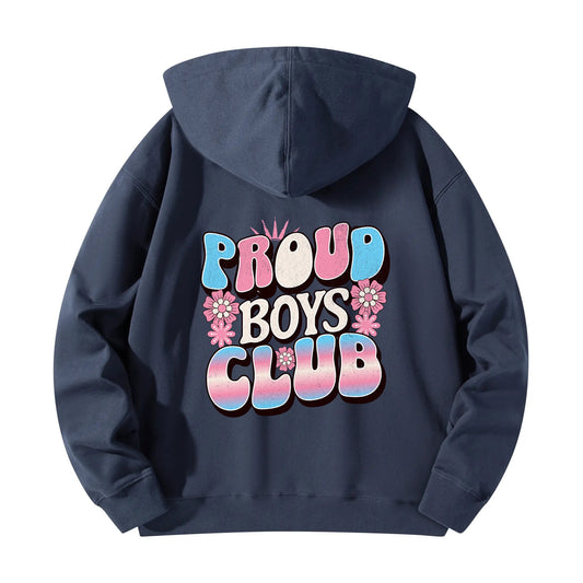Proud Boys Club Transgender Pride Cotton Hoodie