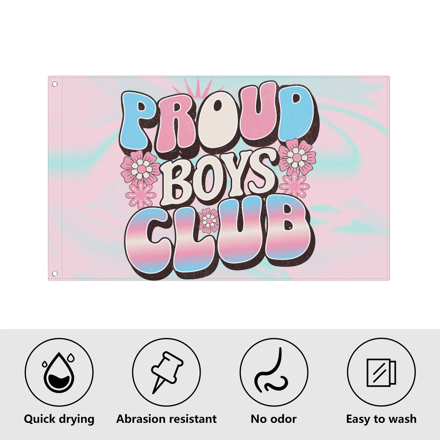 Transgender FTM Proud Boy Flag 3x5 Ft - Rose Gold Co. Shop