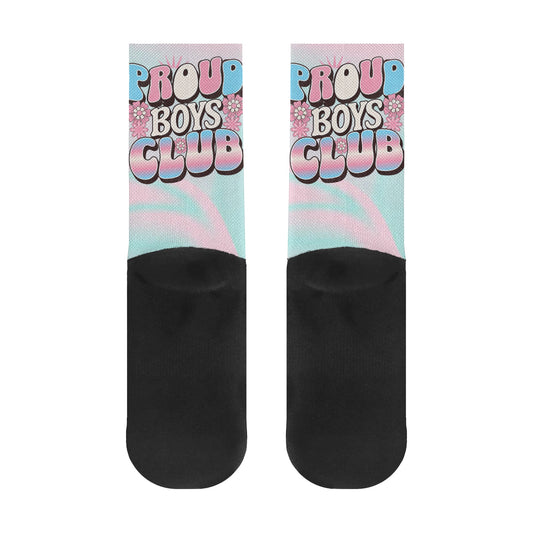 Proud Boy Trans Pride Crew Socks - Rose Gold Co. Shop