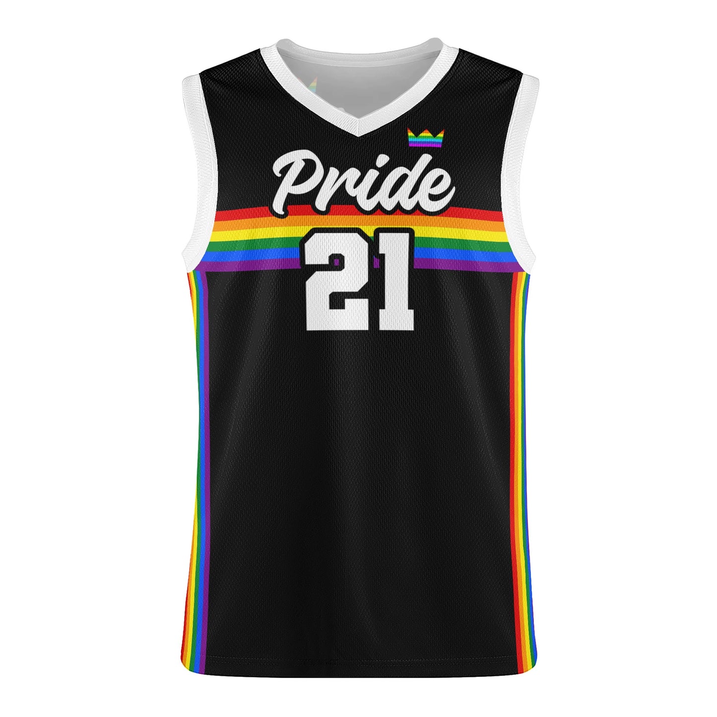 Rainbow Pride Recycled Unisex Jersey - Rose Gold Co. Shop