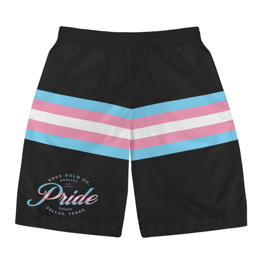 Transgender Stripe LGBT Pride Jersey Bottom - Rose Gold Co. Shop