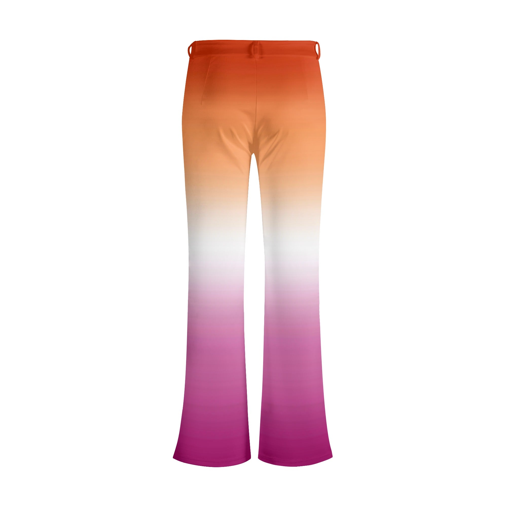 Lesbian Pride Flag Flare Pants - Rose Gold Co. Shop