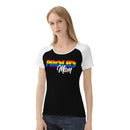 Proud Mom Rainbow Baseball T-shirt - Rose Gold Co. Shop