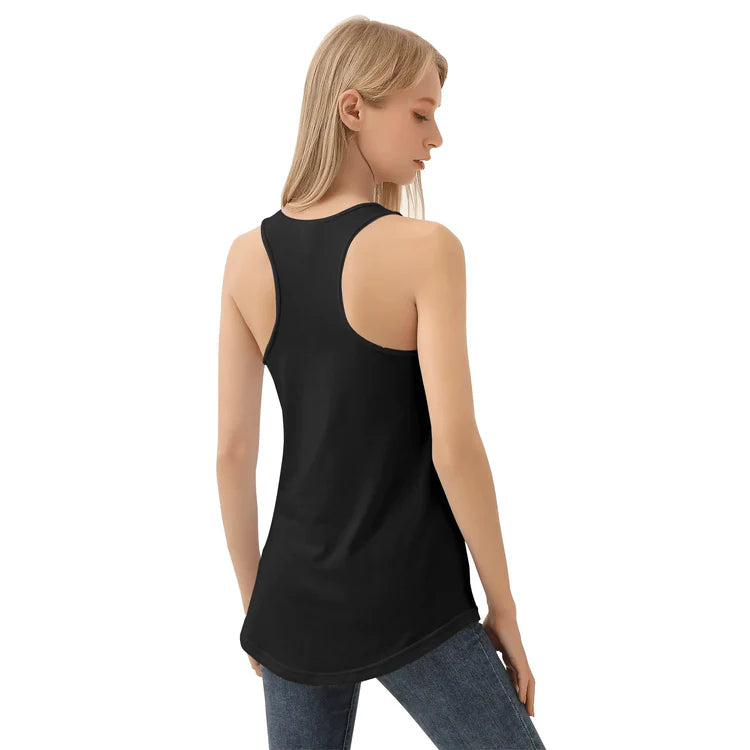 Proud Mama Bear racerback tank top, view 4 — Rose Gold Co