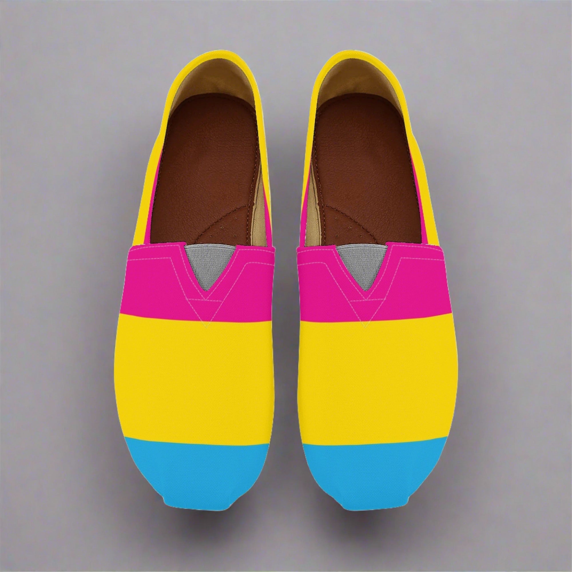 Pansexual Womens Size Canvas Shoes