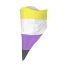 LGBT_Pride-Non-Binary Cone Style Bandanas - Rose Gold Co. Shop