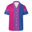 LGBT_Pride-Bisexual Pride Button Up Shirt - Rose Gold Co. Shop