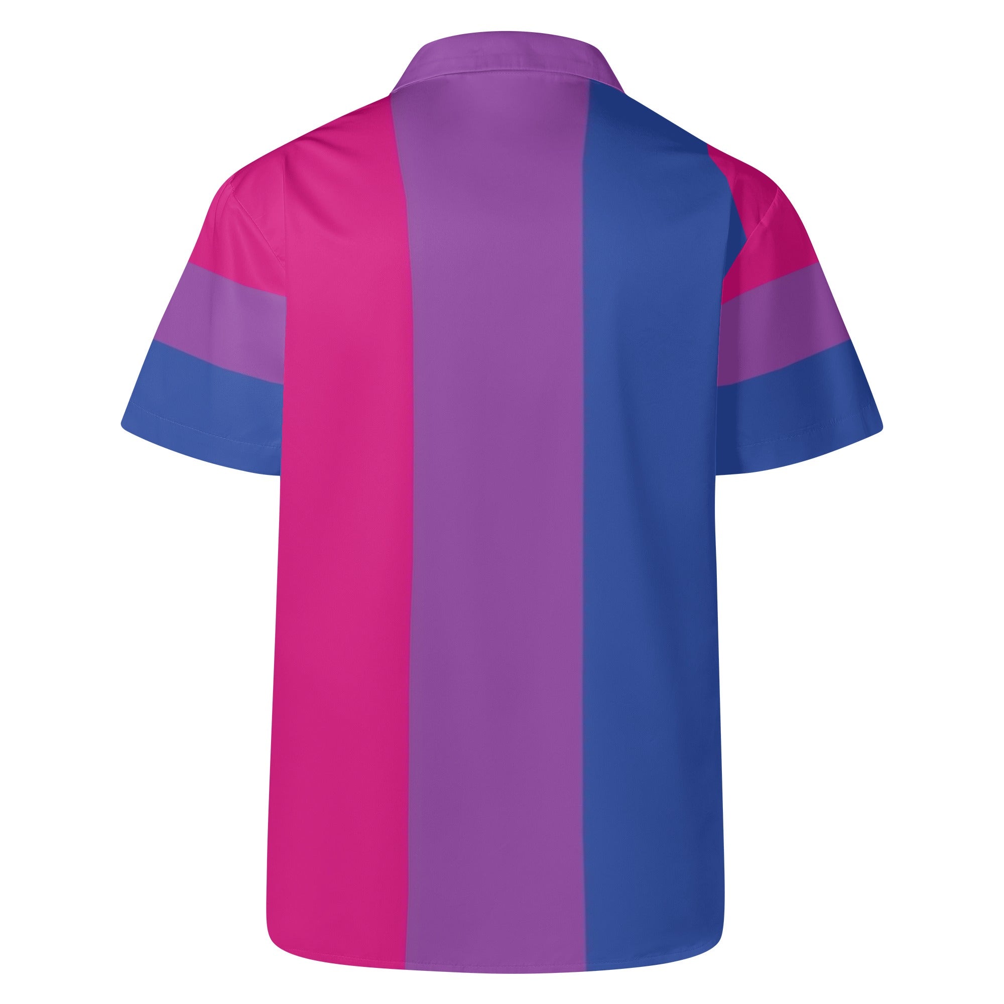 LGBT_Pride-Bisexual Pride Button Up Shirt - Rose Gold Co. Shop