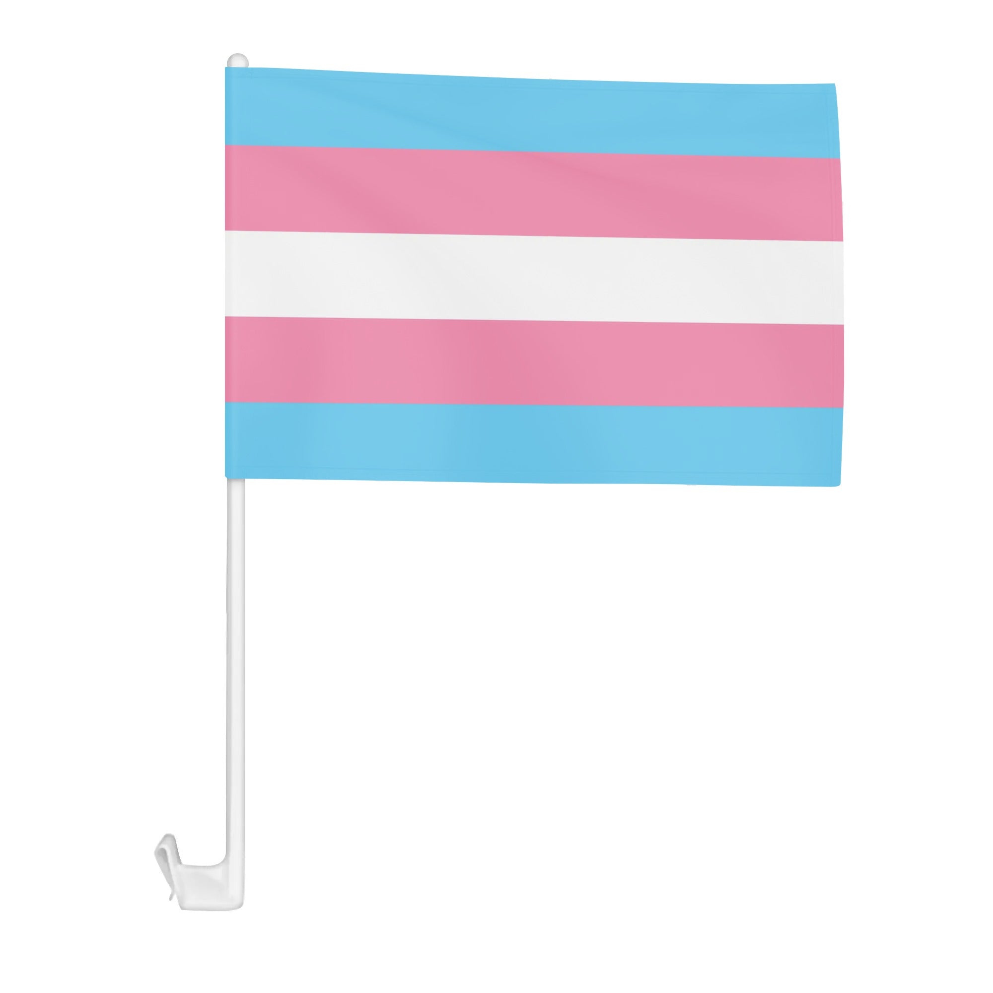 LGBT_Pride-Trans Pride Car Flag 12 x 18 - Rose Gold Co. Shop