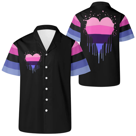 Omnisexual Pride Heart Hawaiian Shirt