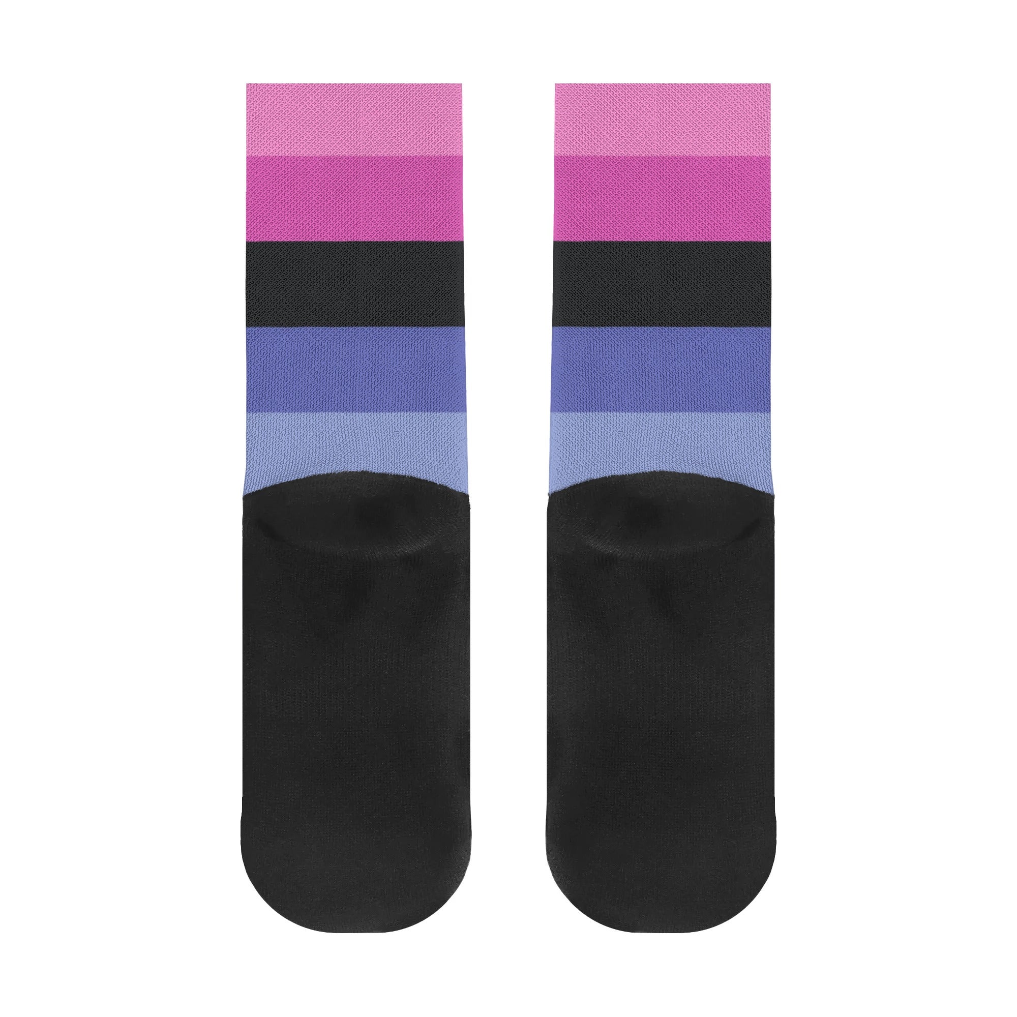 LGBT_Pride-Omnisexual Pride Crew Socks - Rose Gold Co. Shop