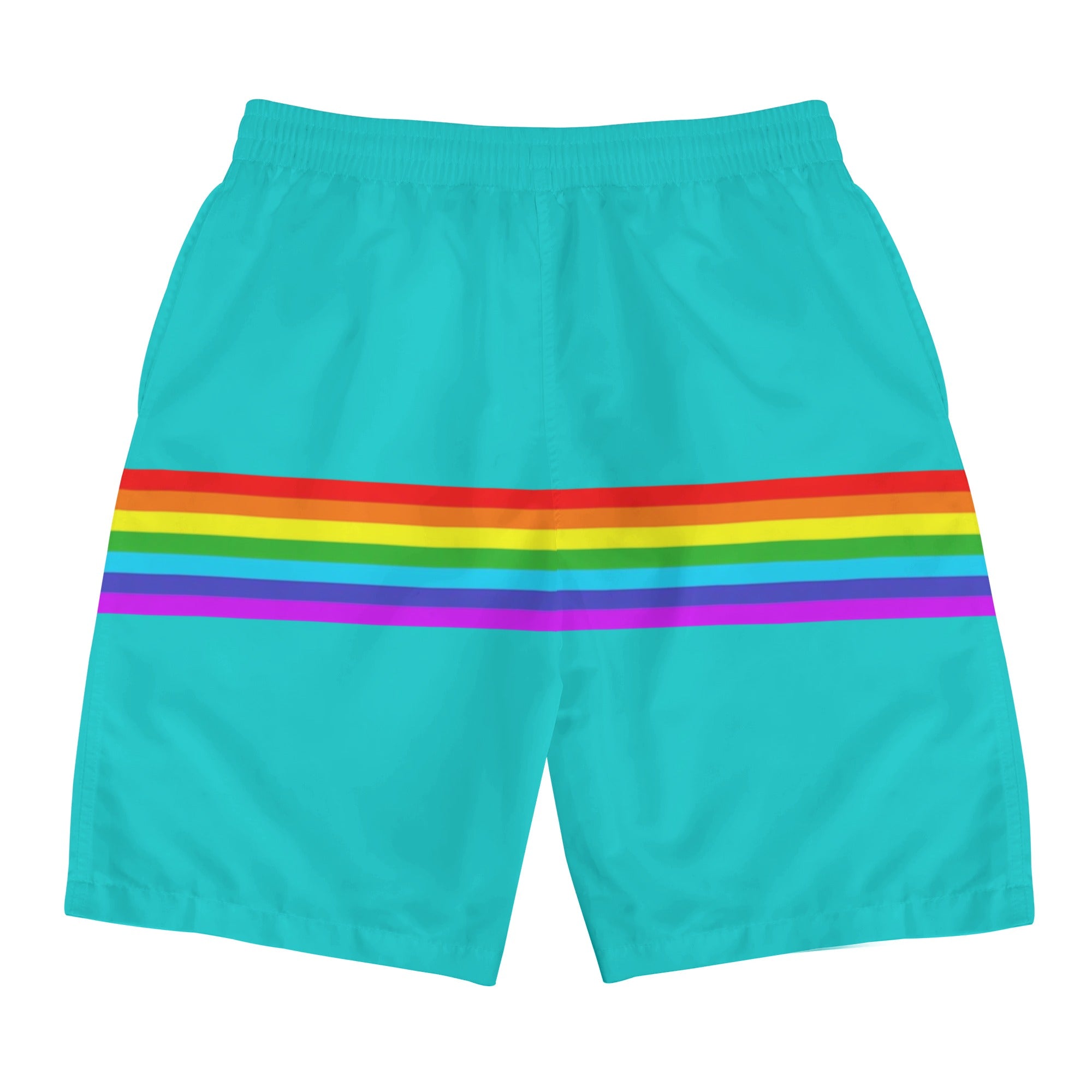 LGBT_Pride-Blue Mens All Over Print Board Shorts - Rose Gold Co. Shop