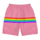 LGBT_Pride-Pink Mens All Over Print Board Shorts - Rose Gold Co. Shop