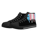LGBT_Pride-Women’s Size Transgender Drip High Top Sneakers - Rose Gold Co. Shop