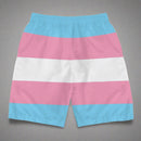 LGBT_Pride-Transgender Flag Board Shorts - Rose Gold Co. Shop