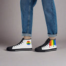 LGBT_Pride-Rainbow Melting Pride Mens High Tops - Rose Gold Co. Shop