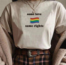 LGBT_Pride-Same Love Same Rights T-shirt - Rose Gold Co. Shop