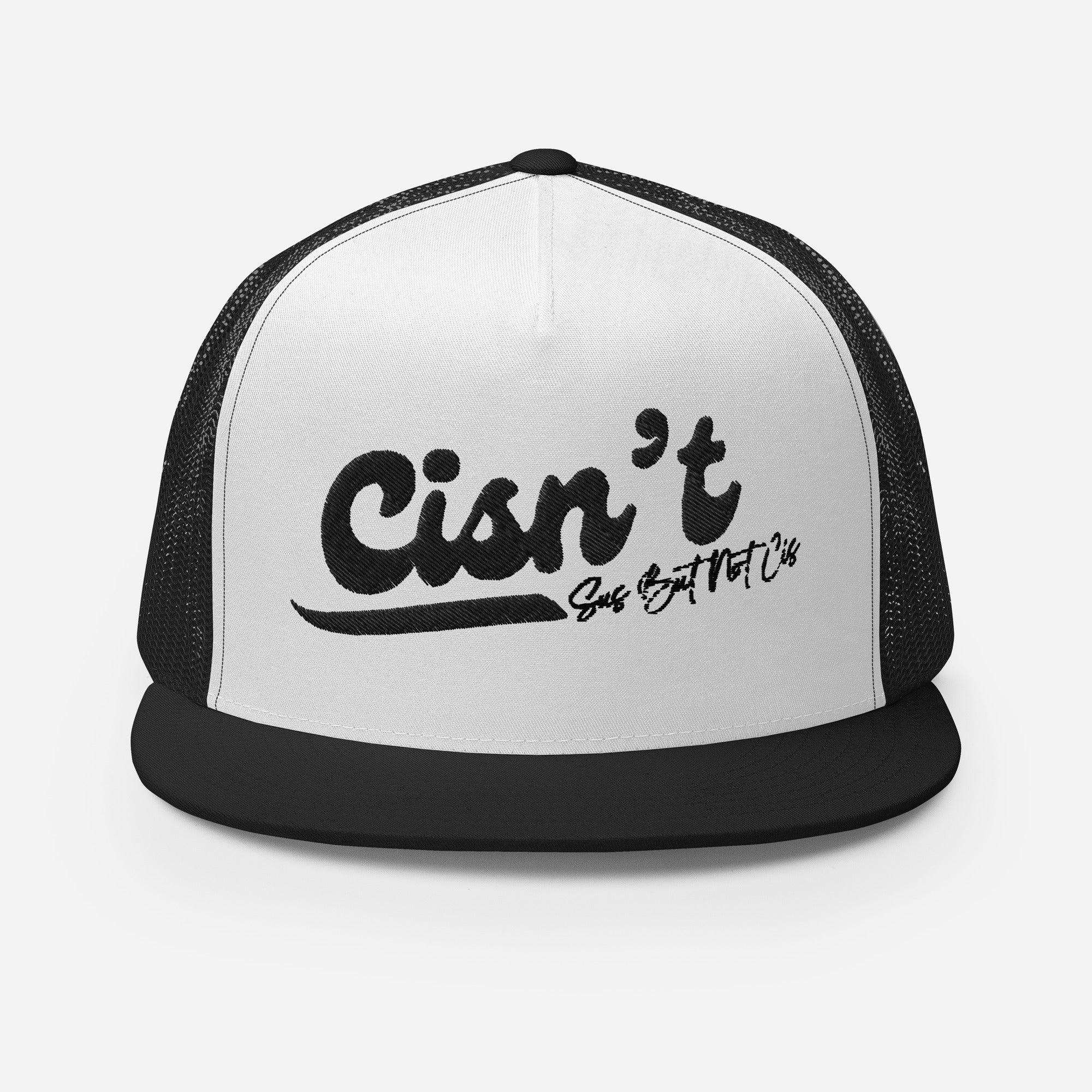 Cisn't Sus but Not Sis trucker cap, view 7 — Rose Gold Co