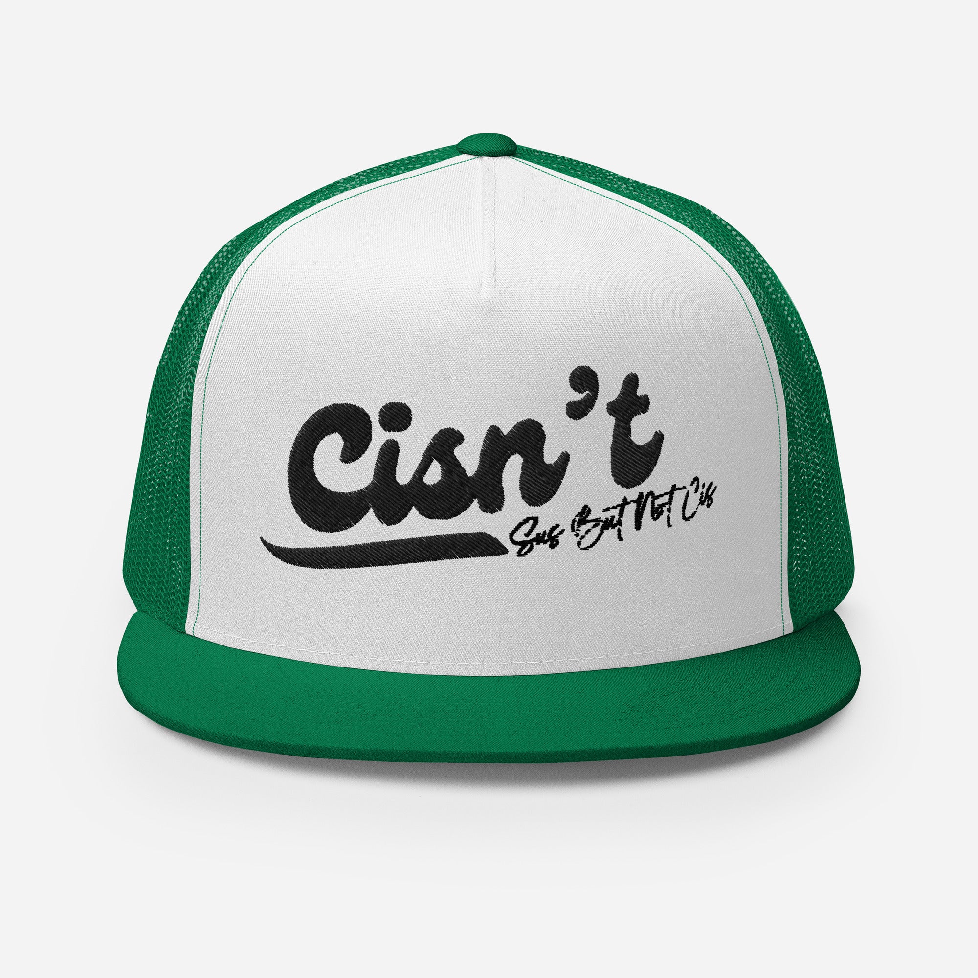 Cisn't Sus but Not Sis trucker cap, view 14 — Rose Gold Co
