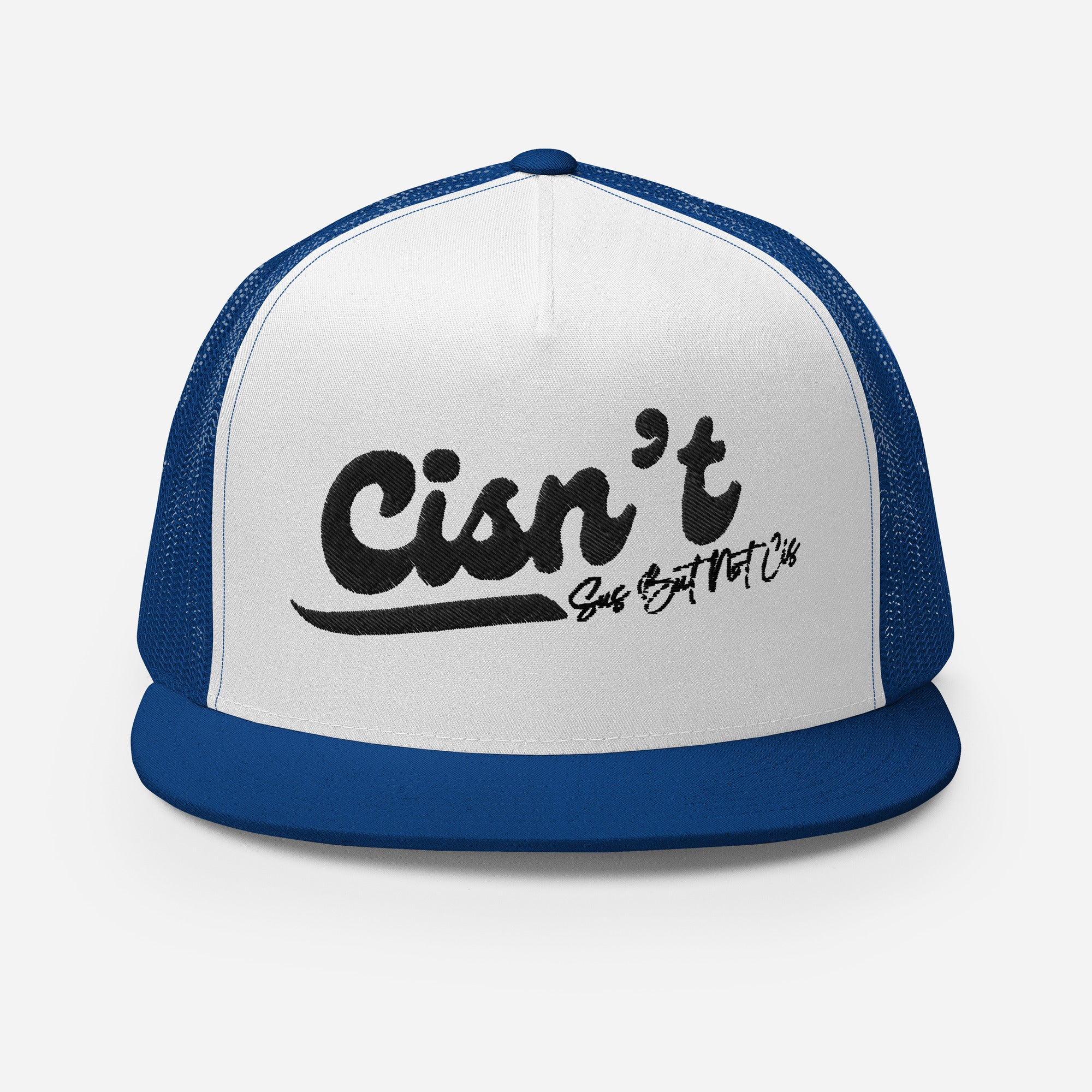 Cisn't Sus but Not Sis trucker cap, view 11 — Rose Gold Co