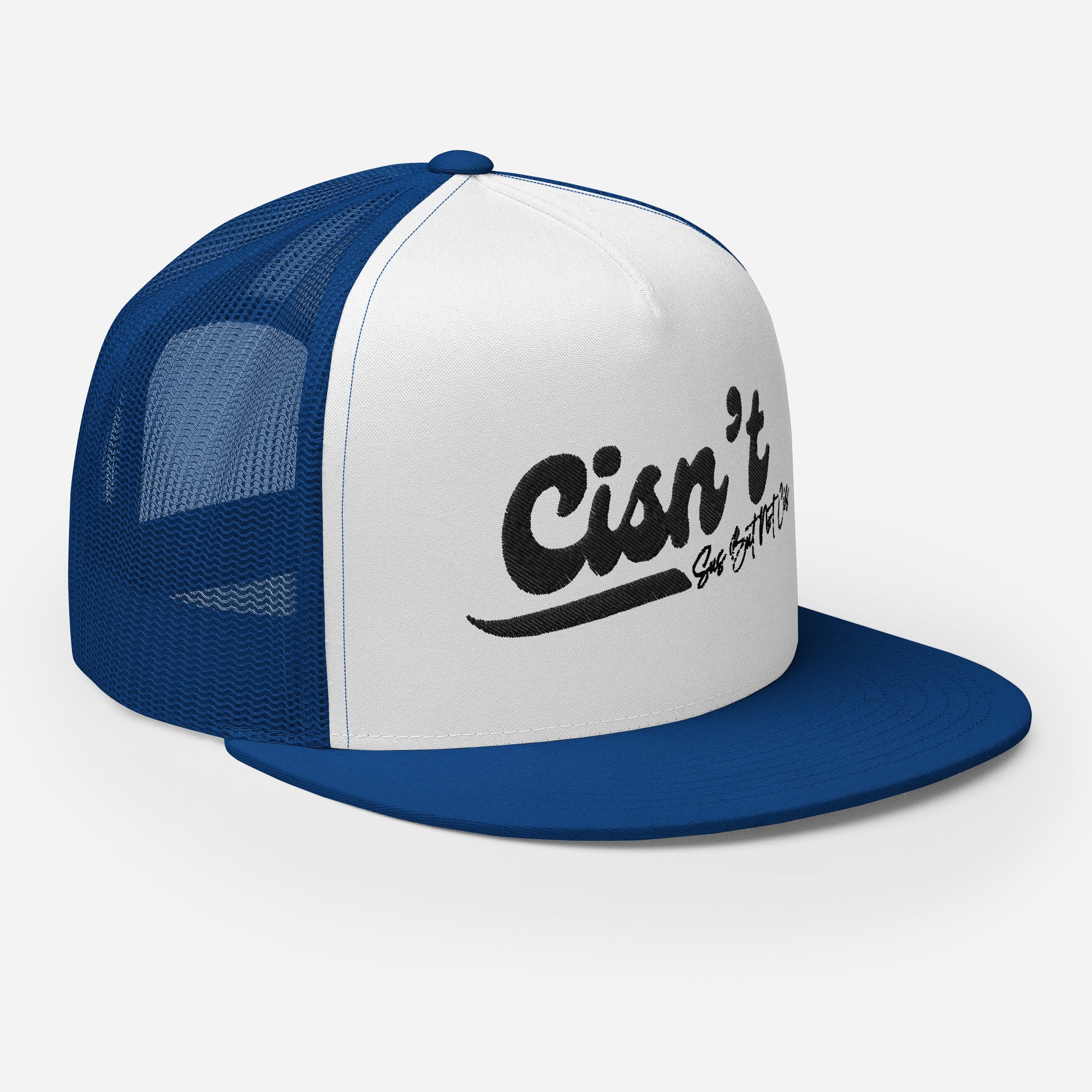 Cisn't Sus but Not Sis trucker cap, view 10 — Rose Gold Co