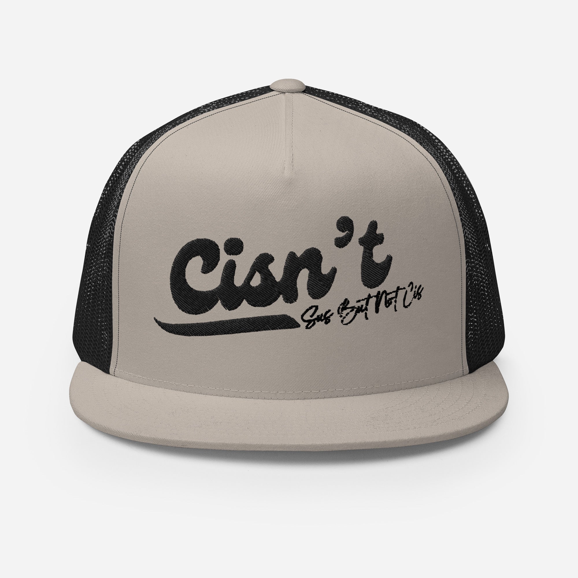 Cisn't Sus but Not Sis trucker cap, view 5 — Rose Gold Co