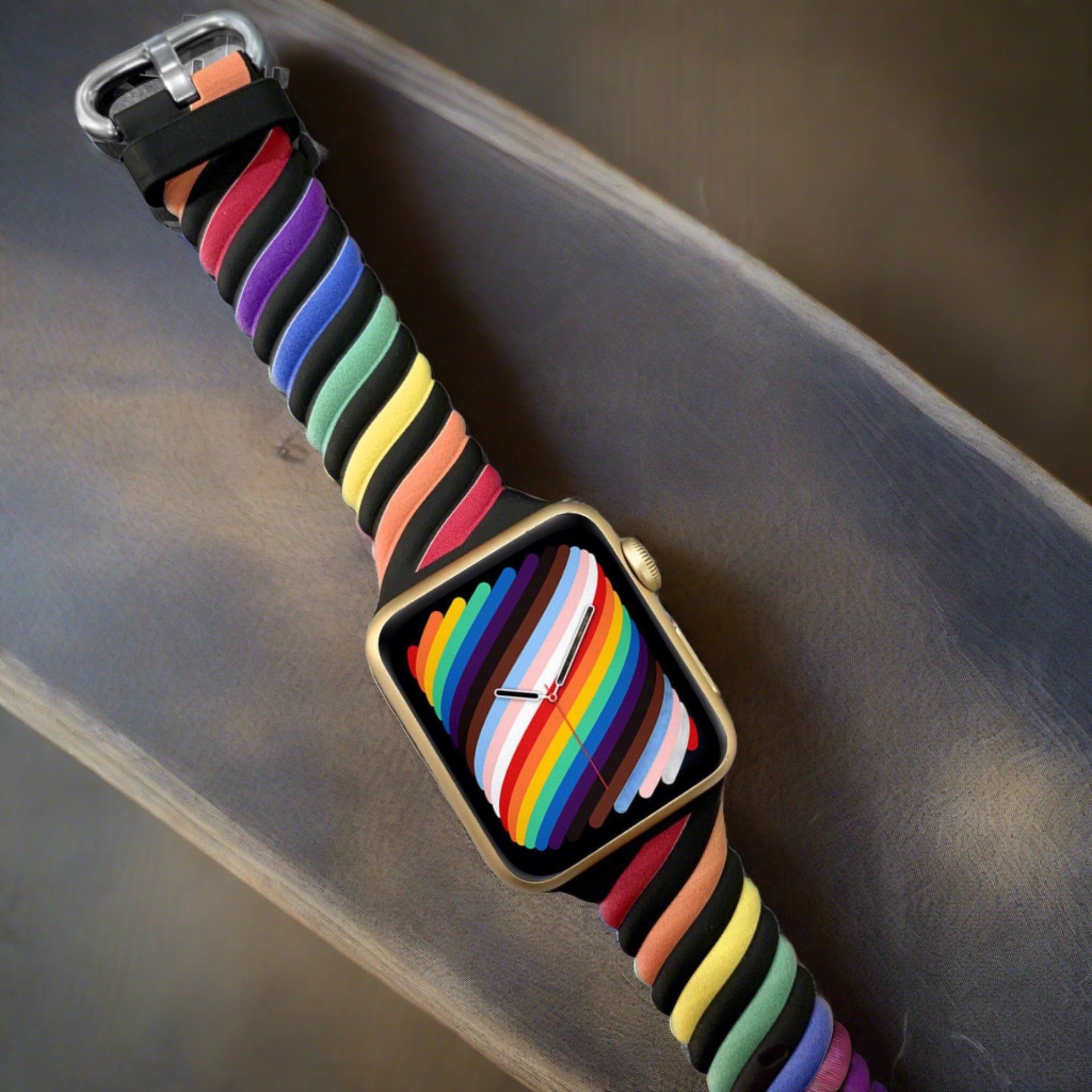 Rainbow Twist Apple Watch Strap