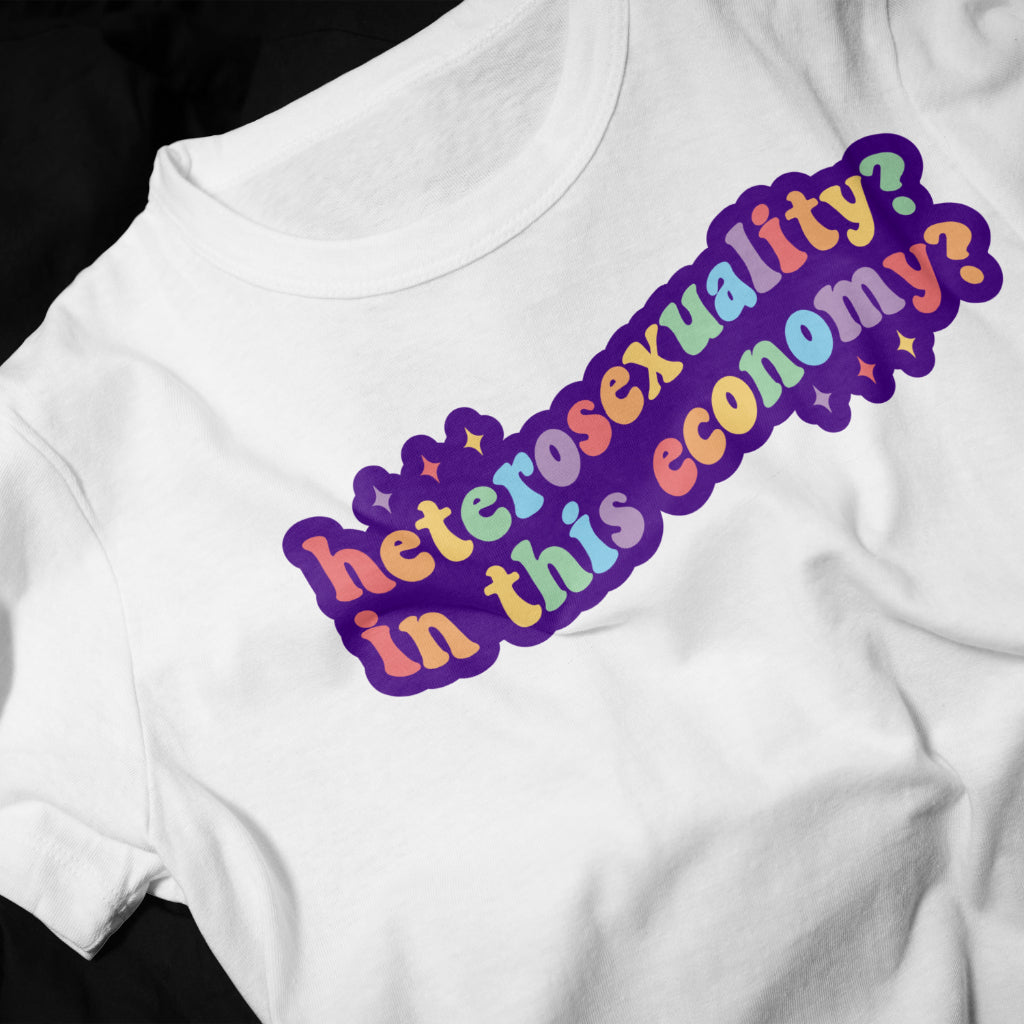 Heterosexuality In This Economy tee, view 6 — Rose Gold Co