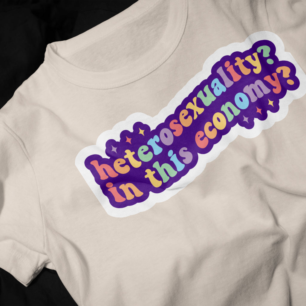 Heterosexuality In This Economy tee, view 8 — Rose Gold Co