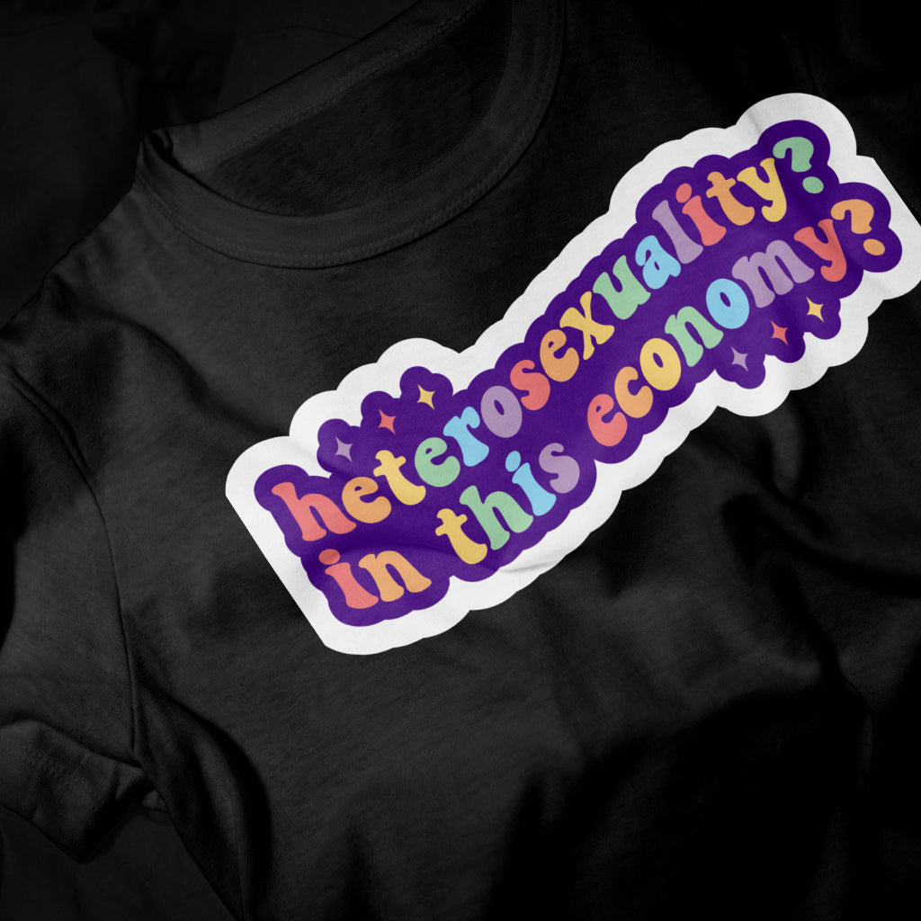 Heterosexuality In This Economy tee, view 7 — Rose Gold Co